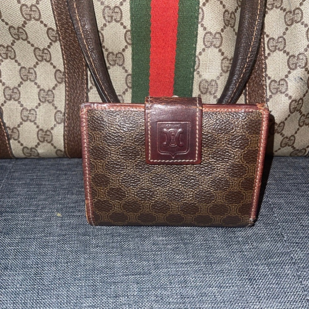 Vintage Celine Kisslock wallet